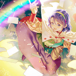 This is a pixiv picture whose title is 螮蝀.