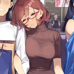 This is a pixiv picture whose title is 近視の姉＃15.
