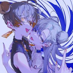 This is a pixiv picture whose title is 👅.