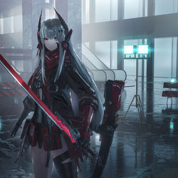 This is a pixiv picture whose title is 微光.