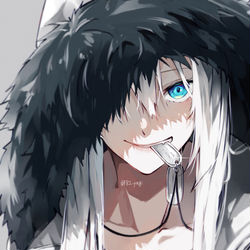 This is a pixiv picture whose title is 狩.