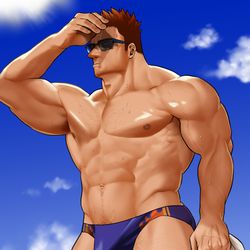 This is a pixiv picture whose title is HOT SUMMER.