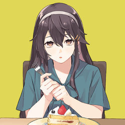 This is a pixiv picture whose title is いっぱいお食べ.