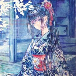 This is a pixiv picture whose title is commission #9.