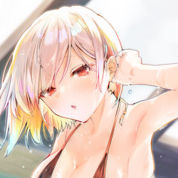 This is a pixiv picture whose title is 夏色純ちゃん.