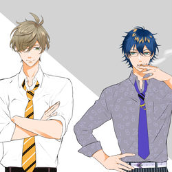 This is a pixiv picture whose title is エデン組アラサーランク帯.