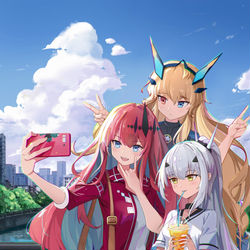 This is a pixiv picture whose title is 逛街中的妖精骑士.
