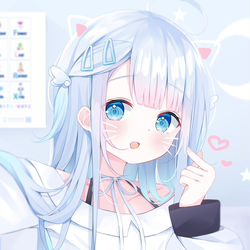 This is a pixiv picture whose title is Love you 💕.