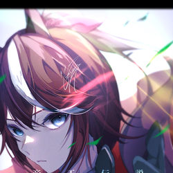 This is a pixiv picture whose title is トウカイテイオー.