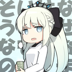 This is a pixiv picture whose title is 子育てに悩むモルガンママ.