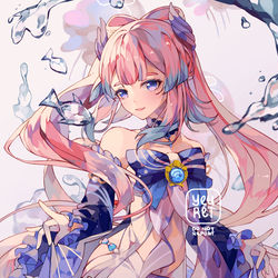 This is a pixiv picture whose title is 心海.