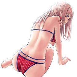 This is a pixiv picture whose title is 水着武蔵ちゃん.