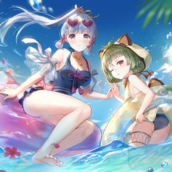 This is a pixiv picture whose title is Summer Party.