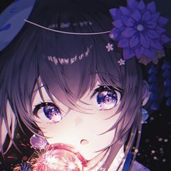 This is a pixiv picture whose title is 灯火.
