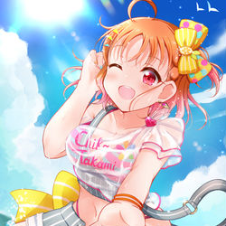 This is a pixiv picture whose title is 千歌誕2021🍊.