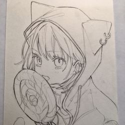This is a pixiv picture whose title is ドローイング４枚.