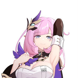 This is a pixiv picture whose title is “嗨，我又来啦。多夸夸我好吗？我会很——开心的哦。”.