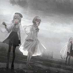This is a pixiv picture whose title is 灰.