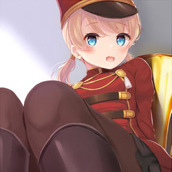 This is a pixiv picture whose title is 看板娘（メロディ）.