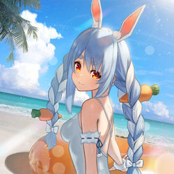This is a pixiv picture whose title is 夏ぺこー！.