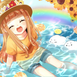 This is a pixiv picture whose title is 仁奈ちゃん.