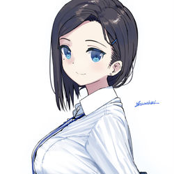 This is a pixiv picture whose title is 後輩ちゃん.