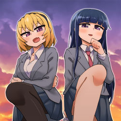 This is a pixiv picture whose title is 梨花ちゃん…沙都子….