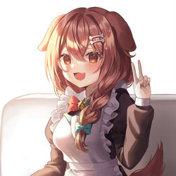 This is a pixiv picture whose title is 🐶.