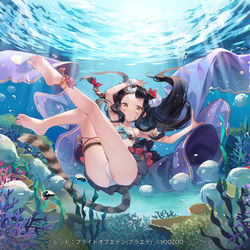 This is a pixiv picture whose title is 【仕事】 「レッド：プライドオブエデン」【水着コンチータ】.