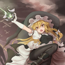 This is a pixiv picture whose title is 空戦姬.