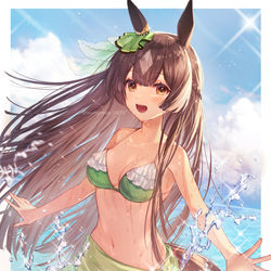 This is a pixiv picture whose title is 水着ダイヤちゃん.