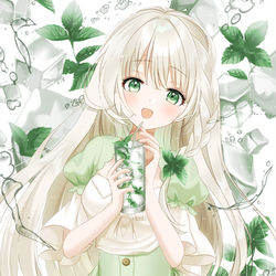 This is a pixiv picture whose title is ペパーミント🌿.