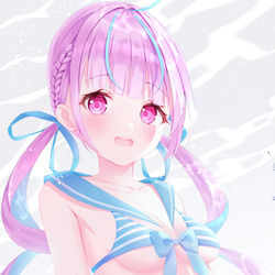 This is a pixiv picture whose title is 水着あくたん.