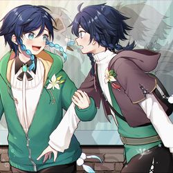 This is a pixiv picture whose title is if.