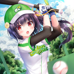 This is a pixiv picture whose title is 絶対打つ…！⚾️.