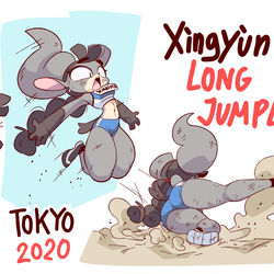 This is a pixiv picture whose title is Xingyun - Long Jumper.