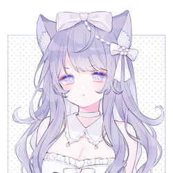 This is a pixiv picture whose title is 💜.