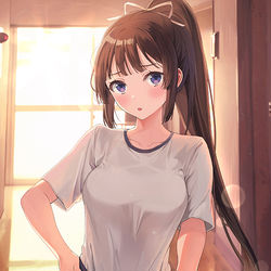 This is a pixiv picture whose title is 剣道部校外合宿2日目、新入りくんを呼び出す部長さん.