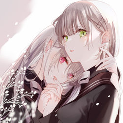 This is a pixiv picture whose title is 百合.
