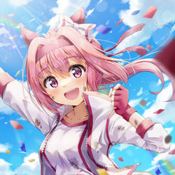 This is a pixiv picture whose title is ハルウララ🌸.