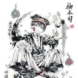 This is a pixiv picture whose title is 【極道畫師】柚木司.