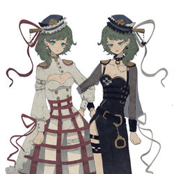 This is a pixiv picture whose title is 白黒.