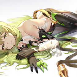 This is a pixiv picture whose title is 摸蛇.