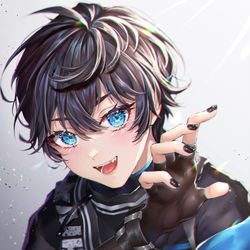 This is a pixiv picture whose title is アクシア・クローネ🐈‍⬛🐾.