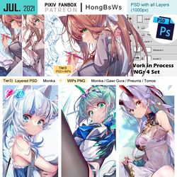 This is a pixiv picture whose title is Jul 2021.