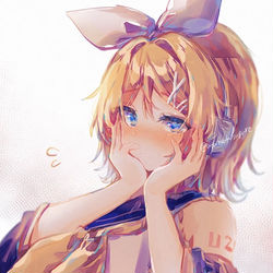This is a pixiv picture whose title is てれリン.