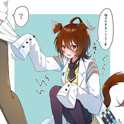 This is a pixiv picture whose title is タキオン.