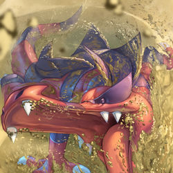 This is a pixiv picture whose title is ワルビアル.