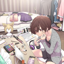 This is a pixiv picture whose title is 宅コスちゃん.