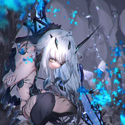 This is a pixiv picture whose title is 最後の竜.